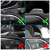 Car Paddle shifters Paddle Shifters Compatible with S4 B8 2013-2016 for Q7 2011-2015 for TT TTS 2011-2014 Car Steering Wheel Shift Paddle ExtensionBlue view 4