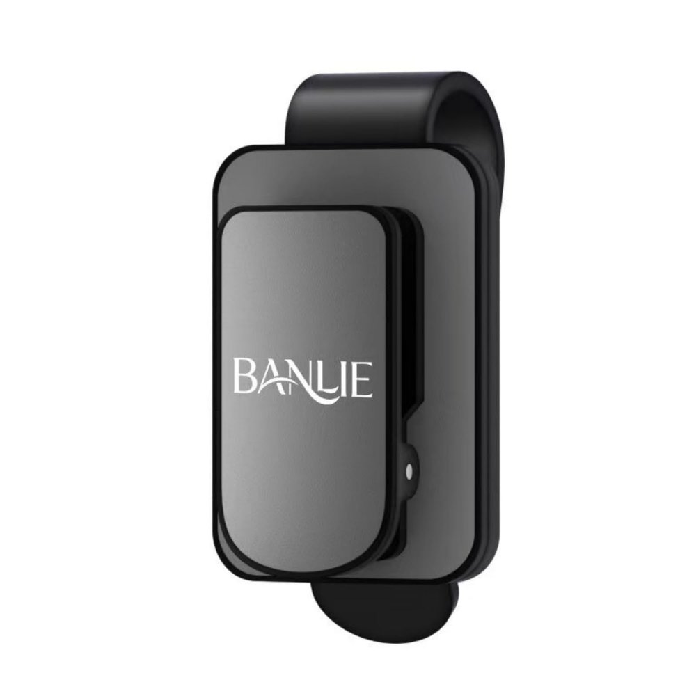 BANLIE Sunglasses Holder for Car Sun Visor, Metal Auto Eyeglass Hanger Clip, Multi-Function Ticket Card Clip Eyeglasses Mount, Car Accessories for Men Women