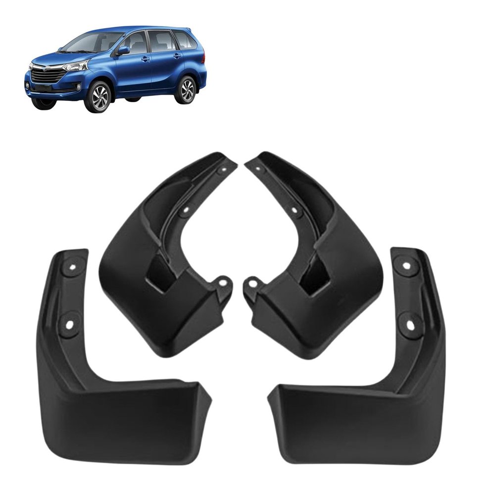 Front and Rear Mud Flaps Splash Guards for Toyota Avanza 2012-2021, No Drill 4PCS Set Mudguards Fender Protectors