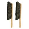 FTVOGUE 2Pcs Wooden Dust Brush, Soft Hair Hand Broom, Long Handle Brush for Car, Bed, Sofa, Fireplace view 3