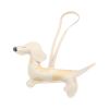 SVORTEKA Sturdy Pu Leather Dachshund Keychain with Double Sided 3d Design Perfect for Personalizing Keys Bags Accessories view 1