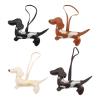 SVORTEKA Sturdy Pu Leather Dachshund Keychain with Double Sided 3d Design Perfect for Personalizing Keys Bags Accessories view 3