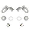TEVSJG 2set Caravan Door Catch Lock Latch Kit for Dometic Refrigerator Door Lock Clip Fridge Door Latch Kit 241234560 RV Accessory view 2