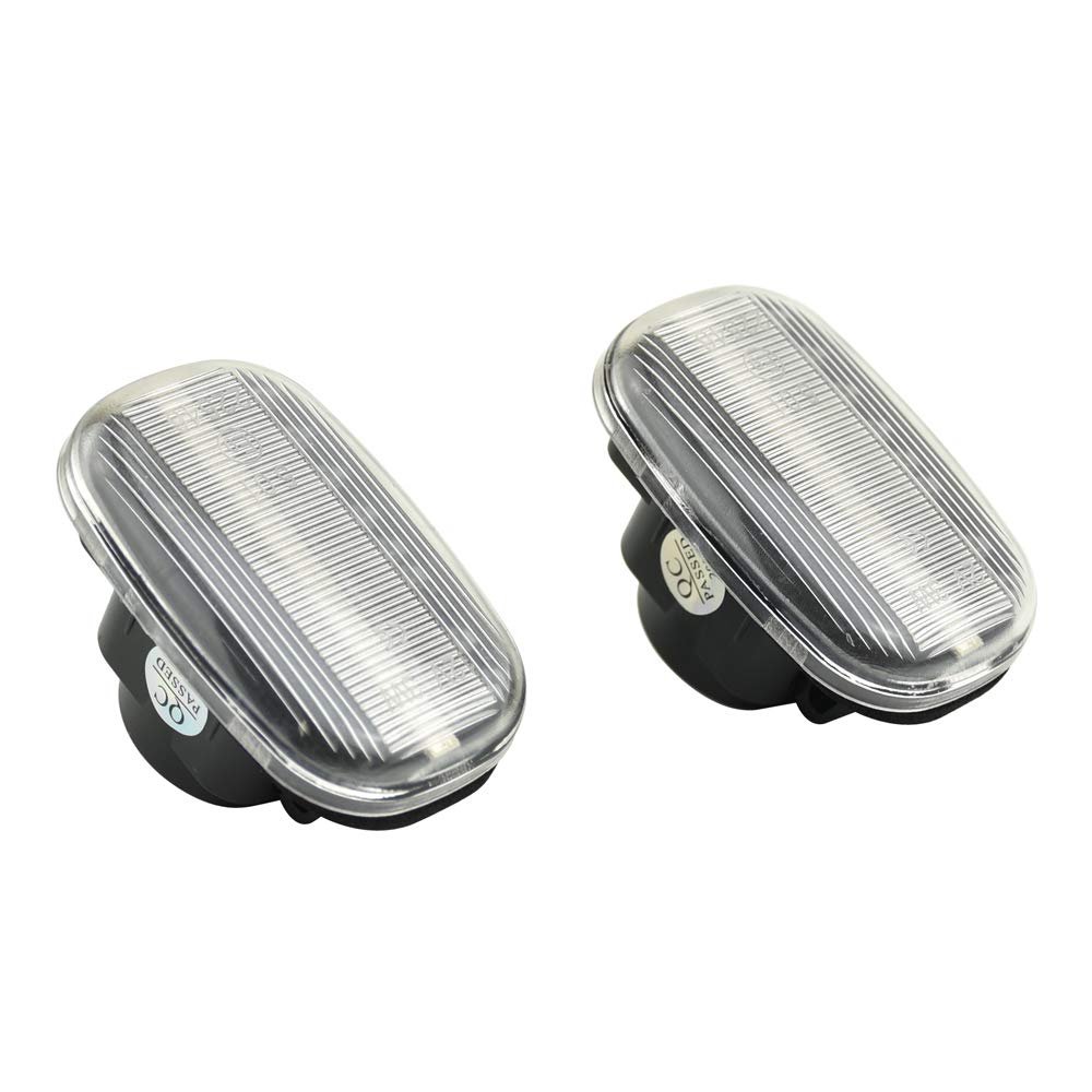 Dynamic LED Side Marker Light Sequential Turn Signal Light Compatible with Supra Mk4 JZA80 1993-2002 FT3 (Crystal)