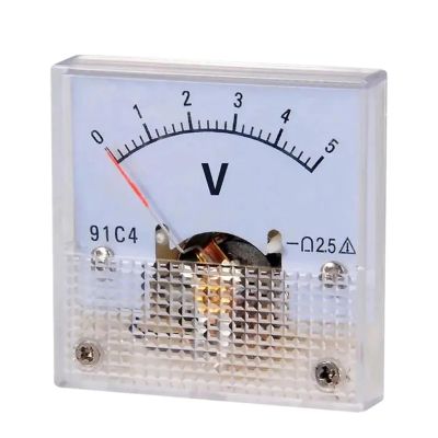 0-150V DC Analog Panel Voltage Gauge 91C4 Volt Meter for Voltage Measurement Devices Pointer DC Voltmeter(0-3V)