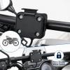 Motor Mount to Car Mount Adapter Compatible with Garmin Zumo XT, Motorcycle GPS Bracket Adapter for Car Suction Cup Mount, Navigation Holder Conversion Plate for Vehicle Windshield Mount Setup view 3