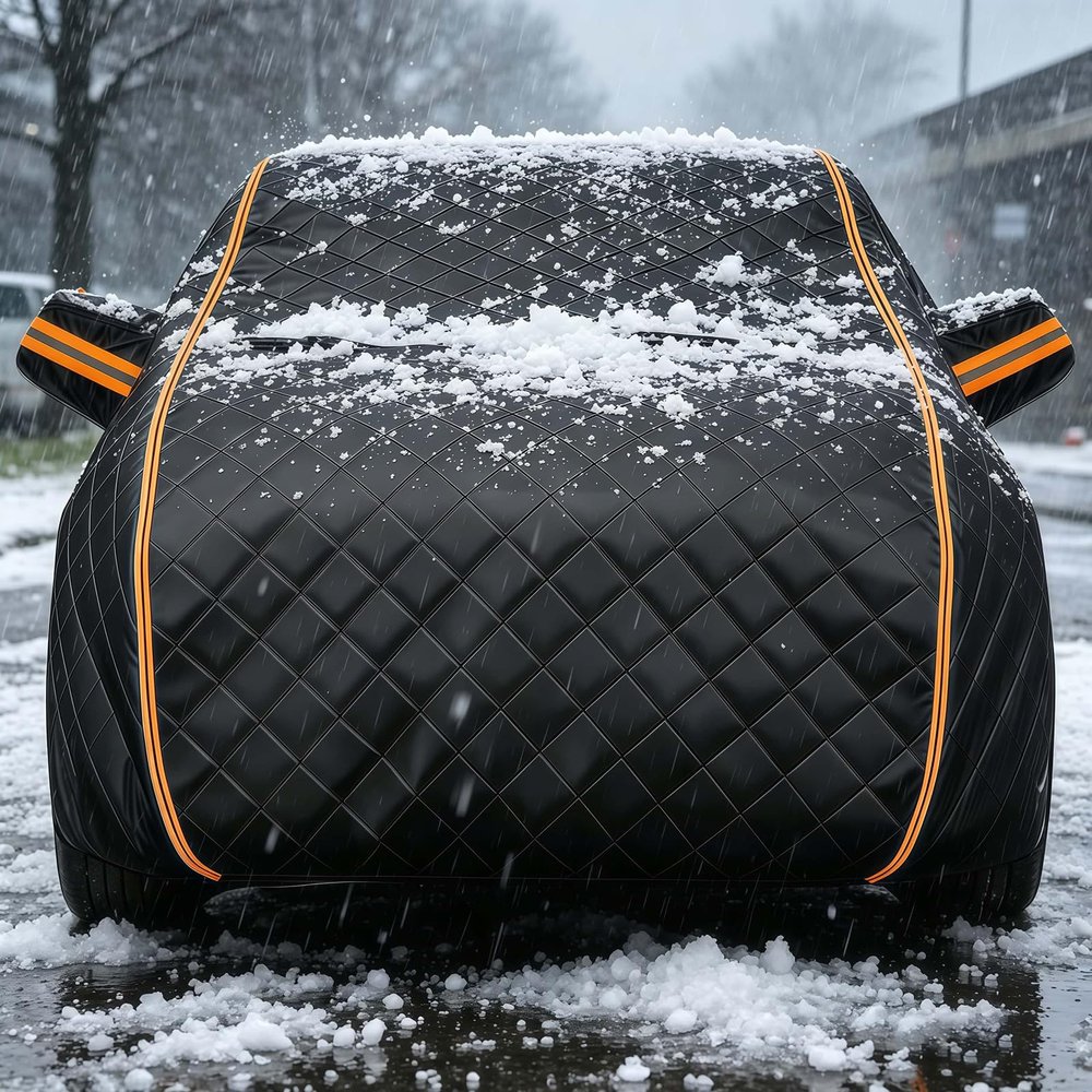 Hail Protector Car Cover Fit for MINI Cooper 3-Door Hatchback Electric 2023- Car Protection Cover HailProof Durable Snowproof Waterproof Windproof Sun UV Protection Hail Blanket