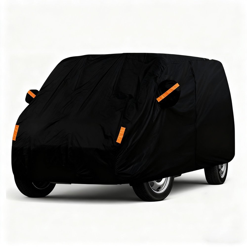 Tailor Made Protective Car Cover Fit Compatible with Peugeot Expert L3, Oxford Fabric Waterproof Anti-UV All-Weather Car Tarp