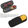 KCH16 Portable Multimeter Clamp Meter Bag, Storage Case for F302 F303 F305, PU Protective Pouch with Large Capacity for Testo 770 Series and view 3