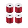 1/2/3/4Pcs Motorcycle Oil Filters Compatible With Hyosung GT650 GT650R GT650S C-omet GV650 Aquila Avitar ST7 14-0681 0712-0138 550-0681(2PCS) view 2