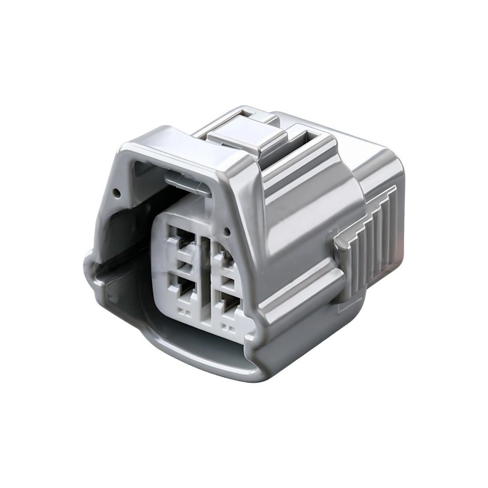 automotive connectors 4 Pin 6188-0066 6189-0126 Male Female Automotive Electrical Socket Connector easy replacement(Female,1PCS)