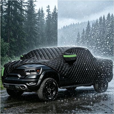 Hail Protector Truck Cover for Ford F-450 Super Duty Regular Cab L-Box 2023-2025 Hail Protector Car Cover for Automobiles Outdoor Waterproof Full Exterior Hail Snow Proof sp241qty