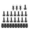 28pc Car Engine Splash Shield Bumper Hardware Kit Body Bolt Screw nut Clip Rivet view 1