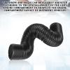 CCNU 3" Diameter Air Intake Hose for Car, Flexible Retractable Cold Airs Duct Hoses, Waterproof Anti-Leak Air Filter Intake Hose Extending to 39.37" Universal Car Modified Intakes Accessories (Black) view 3