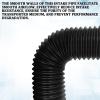 CCNU 3" Diameter Air Intake Hose for Car, Flexible Retractable Cold Airs Duct Hoses, Waterproof Anti-Leak Air Filter Intake Hose Extending to 39.37" Universal Car Modified Intakes Accessories (Black) view 4