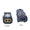 1 Set 2 Pin Automotive Fuel Injector Connector 4F0973702A 07P973702(Female,1 set) view 2