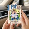 Noni Personalized Father's Day Car Visor Clip Gift for Daddy, Custom Photo Car Holder Clip, Gift for Husband, Custom Drive Safe Sun Visor Picture Clip for Men, Daddy Grandpa Gifts1 view 4