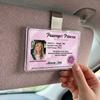 Custom Passenger Princess Photo Car Visor Clip, Car Accessories Owner Car Decor Gift for Husband Passenger Princess Travel Gift for Couples Girlfriend Boyfriend view 1
