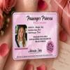 Custom Passenger Princess Photo Car Visor Clip, Car Accessories Owner Car Decor Gift for Husband Passenger Princess Travel Gift for Couples Girlfriend Boyfriend view 2