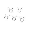 10Pcs 5mm-14mm Hose Clamp Stainless Steel Tube Spring Clips Fuel Line Hose Clamps(6mm) view 2