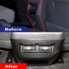 HMKJHYQ Car Accessories Fit for Chevrolet Colorado 2023-2026 Armrest Rear Air Outlet Vent Cover Trim Frame ABS (Carbon Fiber Style) 1PCS view 2