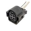 1/5/10 Pcs 1H0973734 Front Car Headlight Connector Plug Automotive Cable Female Wire Connectors 4 Pin Water/Proof 0090-632(1PCS) view 2
