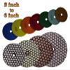 BUYTUS 3" 4" 5" 6" Diamond Polishing Pads Dry and Wet Buff Disc for Sanding Marble Granite Concrete Abrasive Grinding Set 80mm-150mm(50,6 inches) view 1