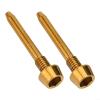 2Pcs Bike Alloy Disc Brake Caliper Bolt Pin,Retaining Screw,For Magura MT2 MT4 MT5 MT6,MT8,Brake Pad Axle Snap Ring Screw(GOLD) view 4