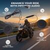 Fabater Motorcycle Helmet Headset, Wired Helmet Speaker with 1.2M Cable, Hands Free, Inline Control and Microphone, Wired Sports Headset Helmets Earphone for Motorcycle Riding view 2