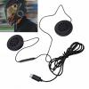 Fabater Motorcycle Helmet Headset, Wired Helmet Speaker with 1.2M Cable, Hands Free, Inline Control and Microphone, Wired Sports Headset Helmets Earphone for Motorcycle Riding view 4