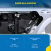 PHILTOP Front Left Power Window Regulator w/Motor Fit for Focus 2000-2007 view 3