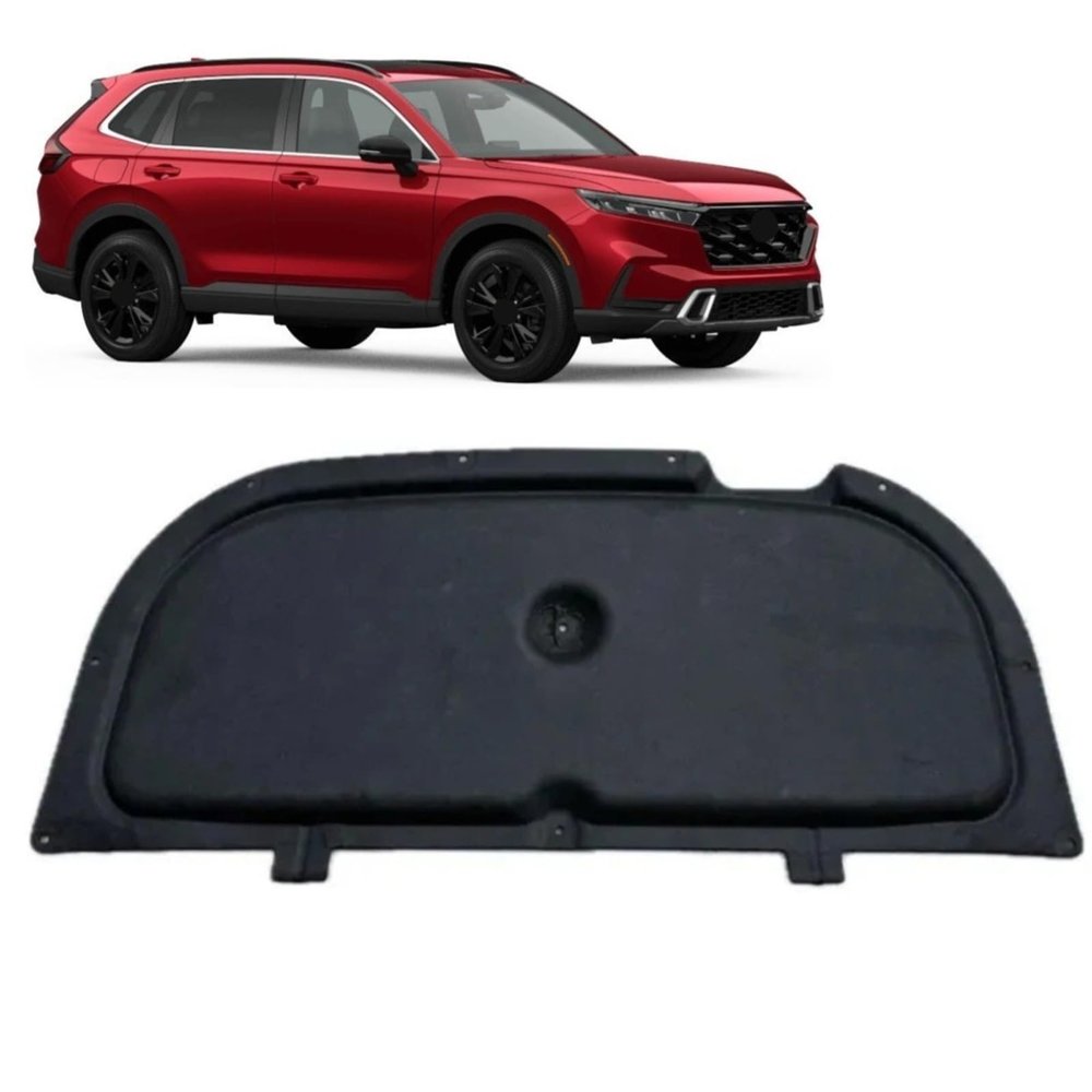 BGGJJ Compatible with Honda CRV 2023-2026 6th Car Front Engine Hood Insulation Cotton Sound Heat Fire Foam Pad Soundproof Mat Cover with Buckle