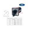 KITYANEXS LW8-10/4 Electrical Changeover Rotary Cam Switch 4 Poles 10A 380V 16 Terminals 3 Positions Sliver Contact 10amp(102) view 2