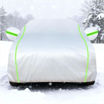 Car Cover Waterproof for Mercedes SL R107 1970-1985, Thicken Hail Protector Full Car Covers with Cotton Lining, Snow Rain UV Resistant for All Seasons