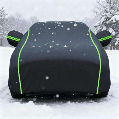 Car Cover Waterproof for Alfa Romeo 159, Thicken Hail Protector Full Car Covers with Cotton Lining, Snow Rain UV Resistant for All Seasons