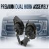 Luocute Dual Horn Assembly with Bracket, Replacement for 250 350 2017 2018 2019 2020 2021 2022, Part Numbers HC3Z13832G HC3Z13832A HC3Z13832C HC3Z13832D HC3Z13832E HC3Z13832F view 2