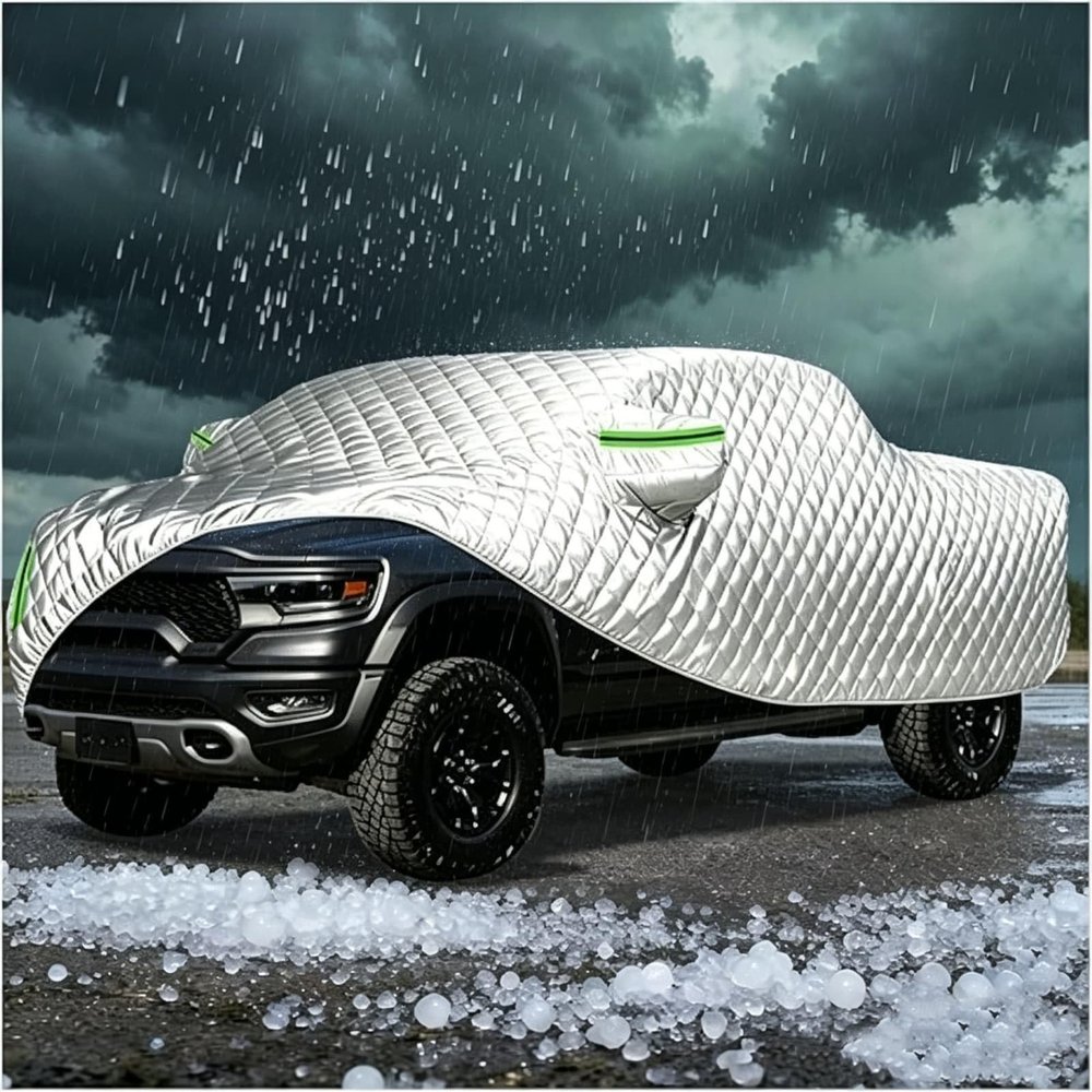 Heavy Duty Hail Protector Truck Cover fit for Honda Ridgeline (2017-2026), Full Hail Protector Truck Cover,Waterproof Anti Hail Car Cover Rain Sun Snow Protection ls483y