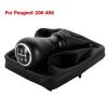 5 Speed Gear Shift Knob Shifter Lever Stick Gaiter Boot PU Cover For Peugeot 206 207 307 CC 406 Car Accessories(Type B) view 3