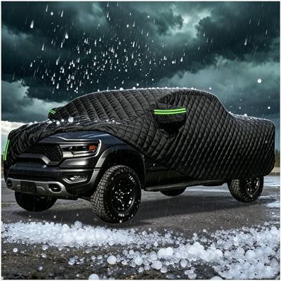 Heavy Duty Hail Protector Truck Cover fit for Chevrolet Silverado 1500 Regular Cab Long Bed (2019-2026), Full Hail Protector Truck Cover,Waterproof Anti Hail Car Cover Rain Sun Snow Protection ls573y
