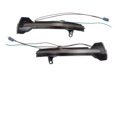 JXYFFS Dynamic Turn Signal Light For B&MW 5 6 7 Series F10 F11 F07 F06 F12 F13 F01 Dynamic Turn Signal Rearview Mirror Indicator Blinker Repeater Light Mirror Indicator(Blue-yellow)