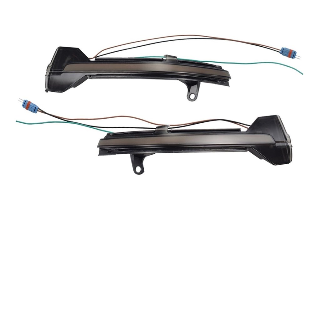 JXYFFS Dynamic Turn Signal Light For B&MW 5 6 7 Series F10 F11 F07 F06 F12 F13 F01 Dynamic Turn Signal Rearview Mirror Indicator Blinker Repeater Light Mirror Indicator(Blue-yellow)