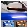 JXYFFS Dynamic Turn Signal Light For B&MW 5 6 7 Series F10 F11 F07 F06 F12 F13 F01 Dynamic Turn Signal Rearview Mirror Indicator Blinker Repeater Light Mirror Indicator(Blue-yellow) view 3