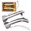 JXYFFS Dynamic Turn Signal Light For B&MW 5 6 7 Series F10 F11 F07 F06 F12 F13 F01 Dynamic Turn Signal Rearview Mirror Indicator Blinker Repeater Light Mirror Indicator(Blue-yellow) view 4
