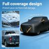 Full Hail Protector Truck Cover Compatible with Ram 1500 Crew Cab 6.5ft 2019-2025Anti-Hail Car Covers for All-Weather Outdoor Snow and Sun Protection view 3