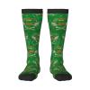 Motorcycle Biker Fashion Extreme Racing Club Since 1988 Calf-Length Color-Blocked Knee-High Socks With 3D Printed Design, Unisex view 1