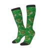 Motorcycle Biker Fashion Extreme Racing Club Since 1988 Calf-Length Color-Blocked Knee-High Socks With 3D Printed Design, Unisex view 3