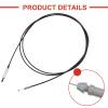 Fuel Lid Lock Control Cable for Yaris 2007-2012 for Toyota ABS Metal Replacement Part OEM 77035-52250 for Secure Fuel Door Operation view 2