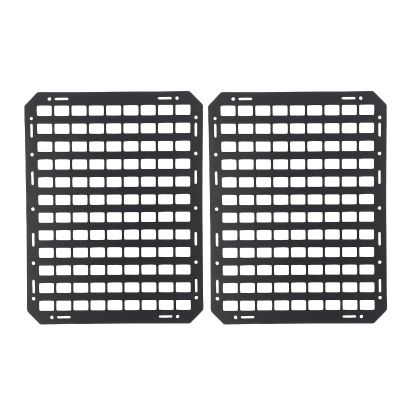 Thonlai Car Seat Back Organizer, Molle Panels Gear Holder with Modular Storage Plate, Universal for SUVs Trucks Pickups