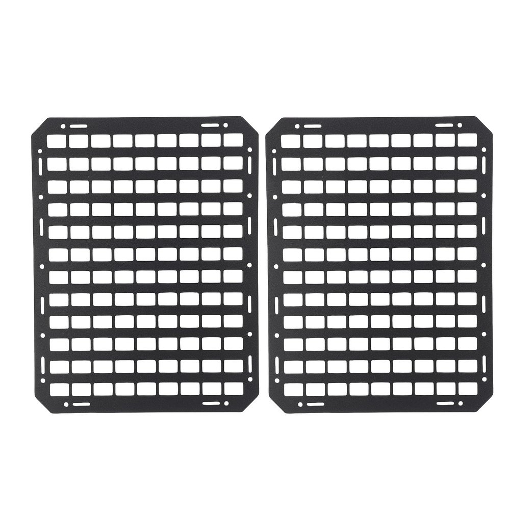 Thonlai Car Seat Back Organizer, Molle Panels Gear Holder with Modular Storage Plate, Universal for SUVs Trucks Pickups