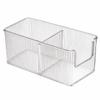 Yunmeryker Clear Acrylic Drawer Organizer, CD Storage Box with Dividers, 2L Media Storage for Desktop Items, Modern Style view 1